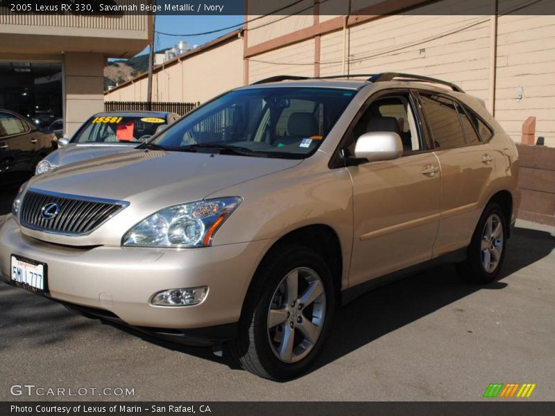 Savannah Beige Metallic / Ivory 2005 Lexus RX 330