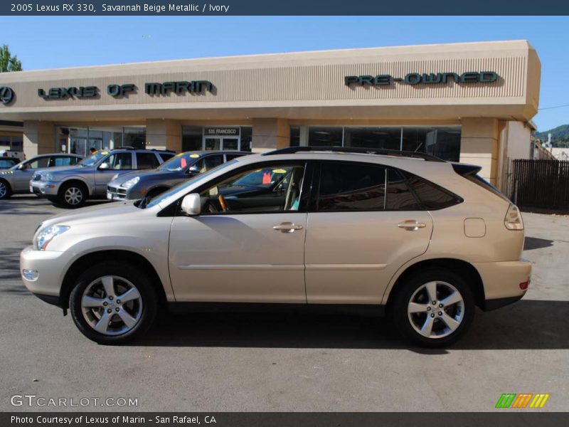 Savannah Beige Metallic / Ivory 2005 Lexus RX 330