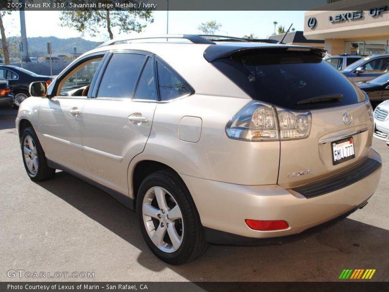 Savannah Beige Metallic / Ivory 2005 Lexus RX 330