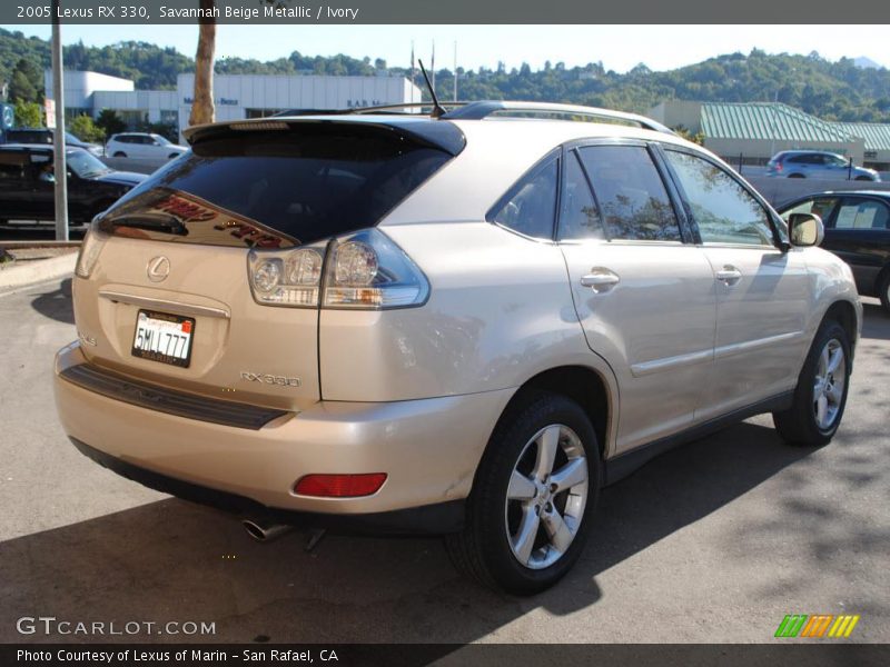 Savannah Beige Metallic / Ivory 2005 Lexus RX 330
