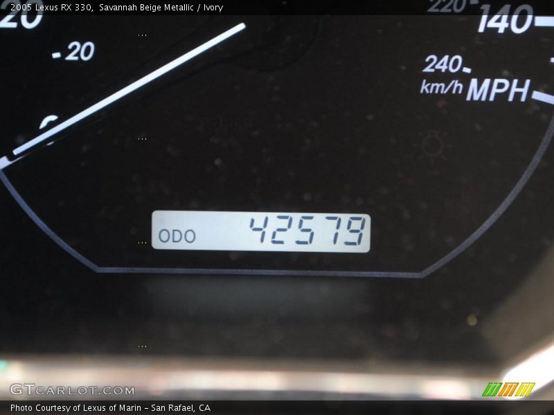 Savannah Beige Metallic / Ivory 2005 Lexus RX 330