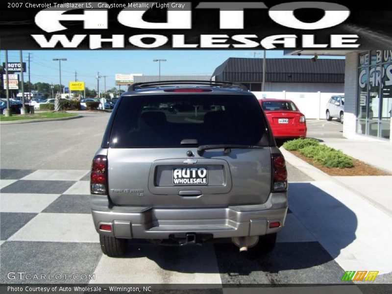 Graystone Metallic / Light Gray 2007 Chevrolet TrailBlazer LS
