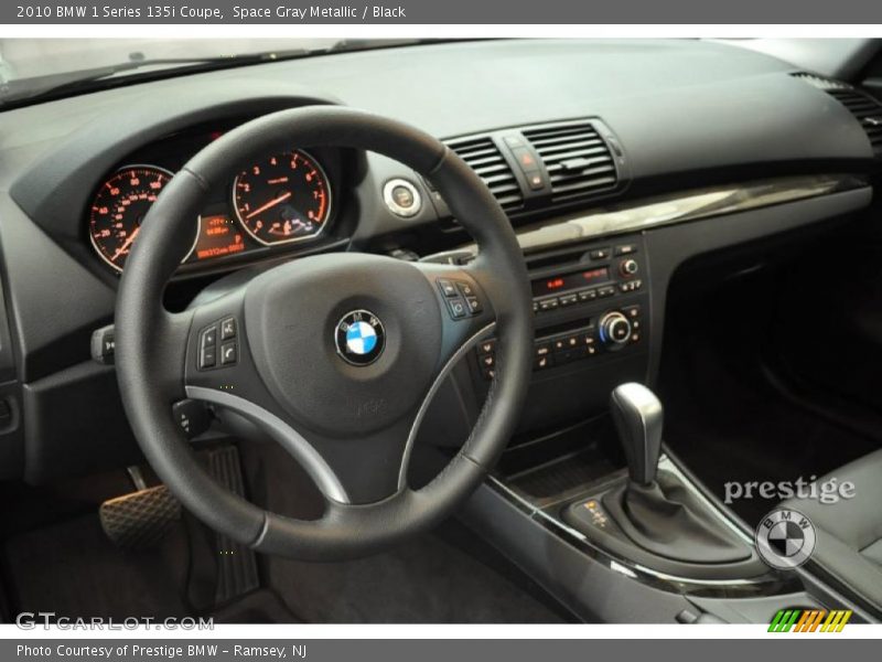 Space Gray Metallic / Black 2010 BMW 1 Series 135i Coupe