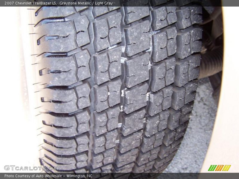 Graystone Metallic / Light Gray 2007 Chevrolet TrailBlazer LS