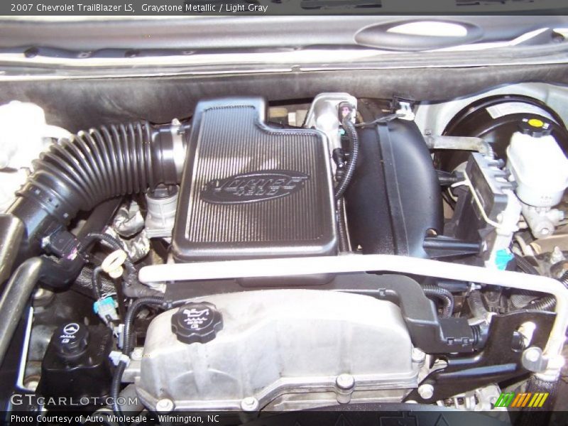 Graystone Metallic / Light Gray 2007 Chevrolet TrailBlazer LS