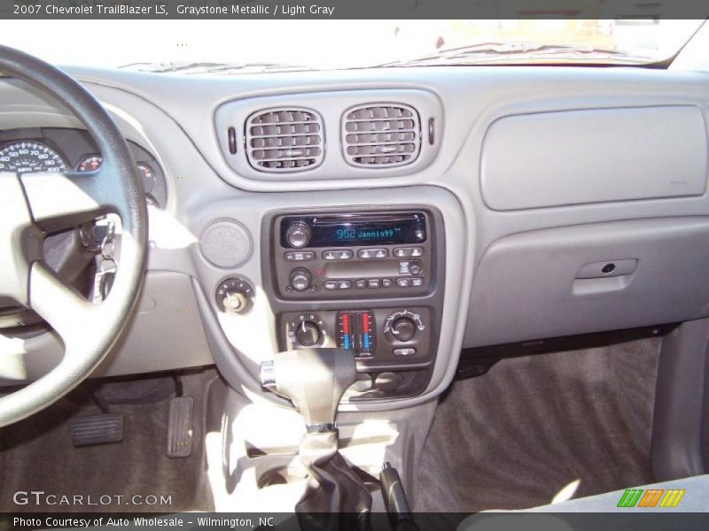 Graystone Metallic / Light Gray 2007 Chevrolet TrailBlazer LS