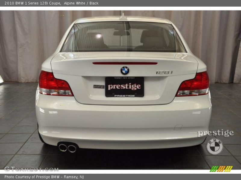 Alpine White / Black 2010 BMW 1 Series 128i Coupe