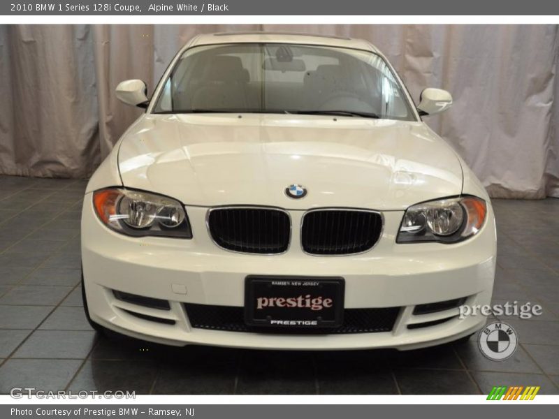 Alpine White / Black 2010 BMW 1 Series 128i Coupe