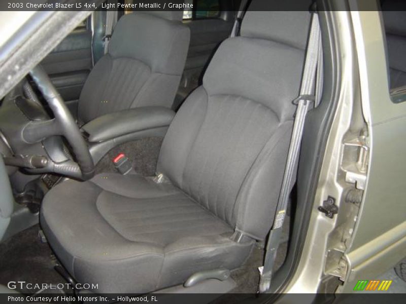 Light Pewter Metallic / Graphite 2003 Chevrolet Blazer LS 4x4
