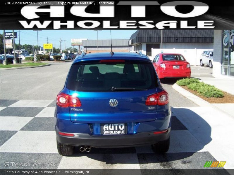 Sapphire Blue Metallic / Sandstone 2009 Volkswagen Tiguan SE