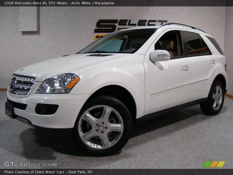 Arctic White / Macadamia 2008 Mercedes-Benz ML 350 4Matic