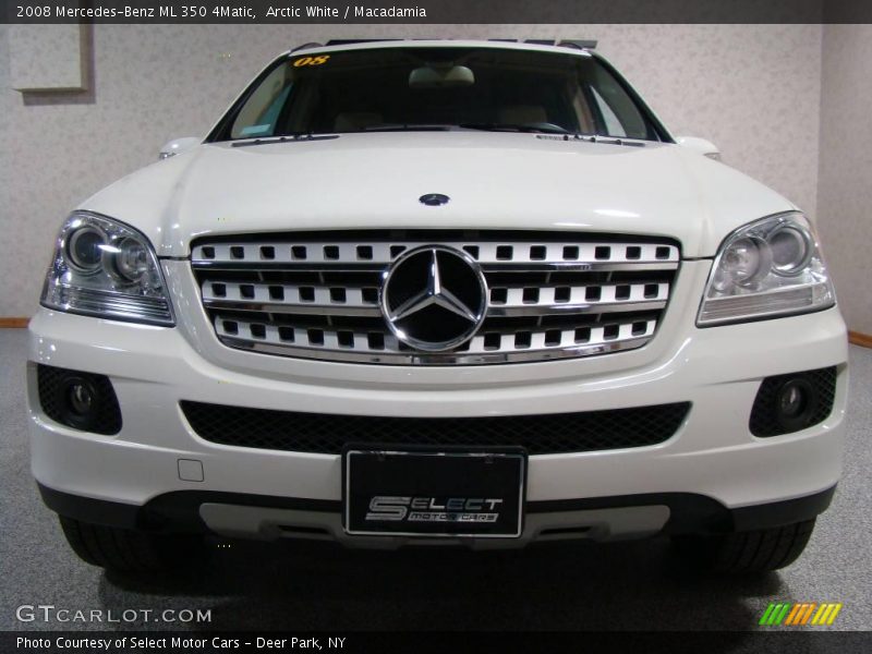 Arctic White / Macadamia 2008 Mercedes-Benz ML 350 4Matic