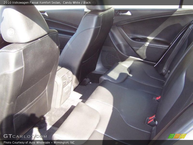 Candy White / Black 2010 Volkswagen Passat Komfort Sedan