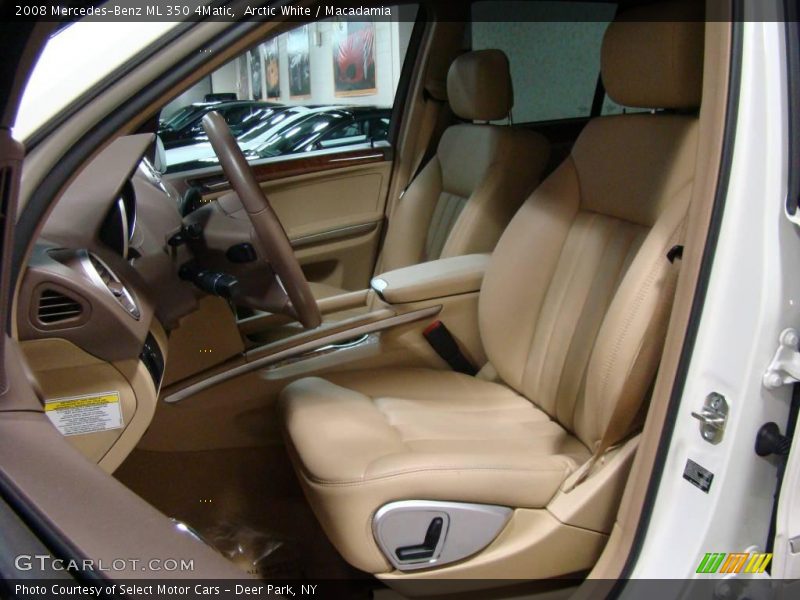 Arctic White / Macadamia 2008 Mercedes-Benz ML 350 4Matic