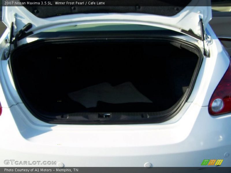 Winter Frost Pearl / Cafe Latte 2007 Nissan Maxima 3.5 SL
