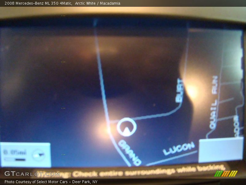 Arctic White / Macadamia 2008 Mercedes-Benz ML 350 4Matic