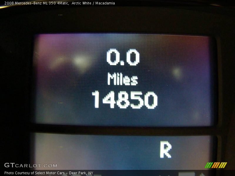 Arctic White / Macadamia 2008 Mercedes-Benz ML 350 4Matic