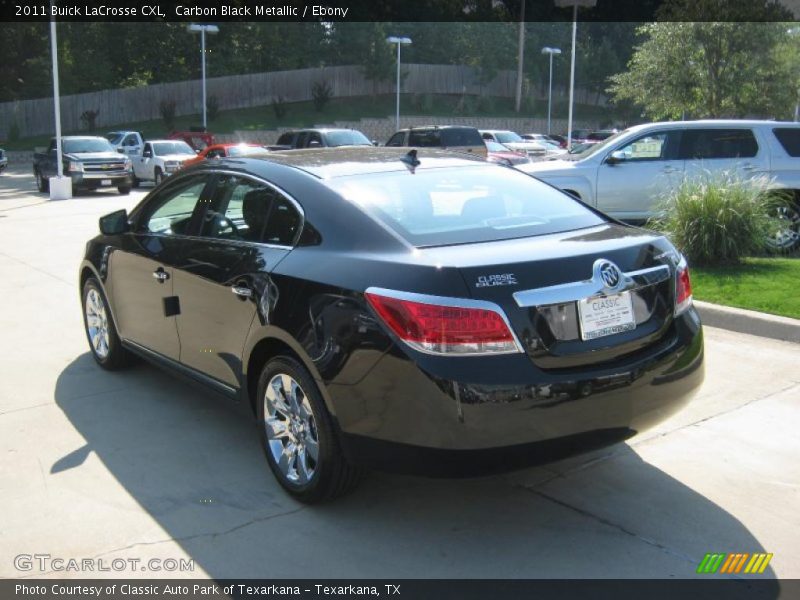 Carbon Black Metallic / Ebony 2011 Buick LaCrosse CXL