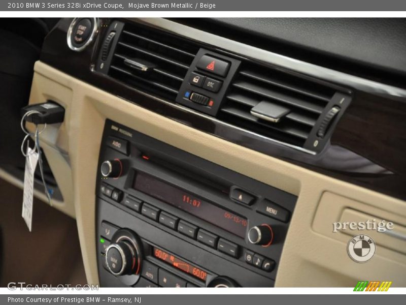 Mojave Brown Metallic / Beige 2010 BMW 3 Series 328i xDrive Coupe