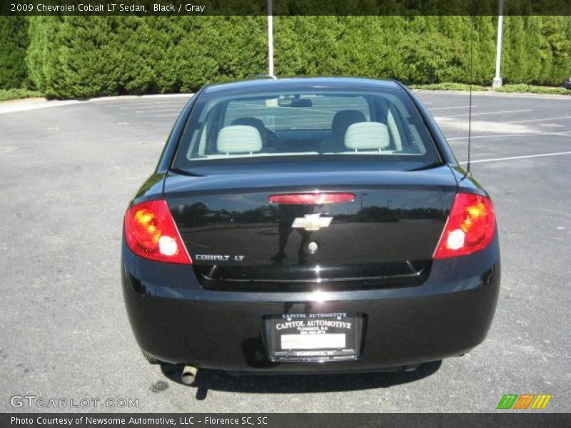 Black / Gray 2009 Chevrolet Cobalt LT Sedan