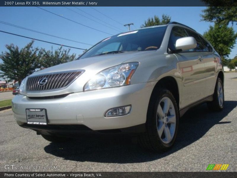 Millennium Silver Metallic / Ivory 2007 Lexus RX 350