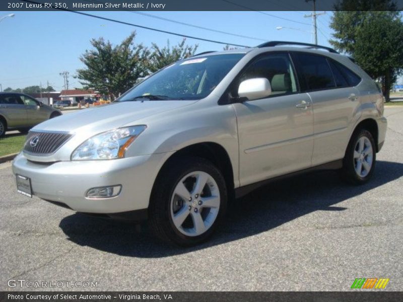 Millennium Silver Metallic / Ivory 2007 Lexus RX 350