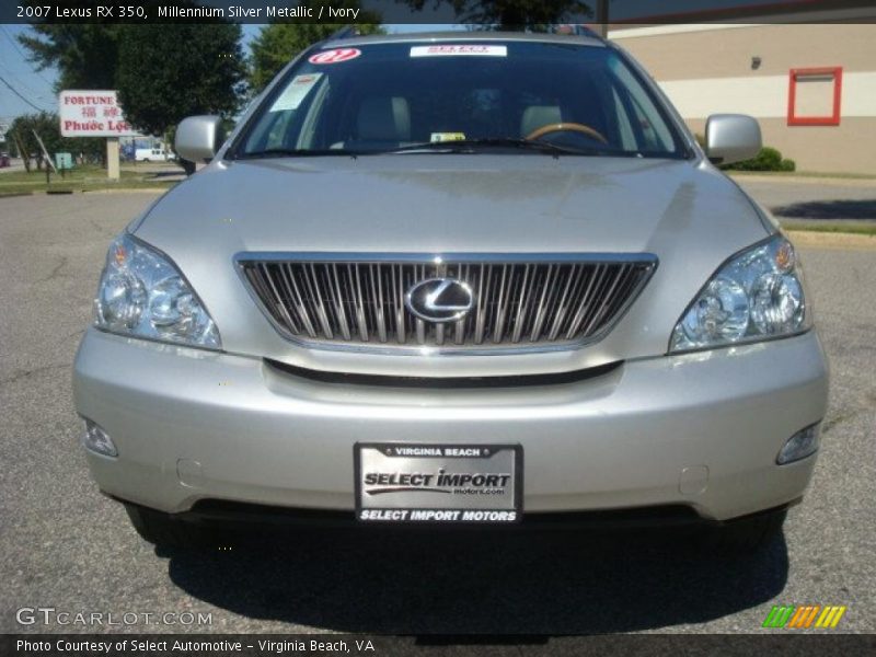 Millennium Silver Metallic / Ivory 2007 Lexus RX 350