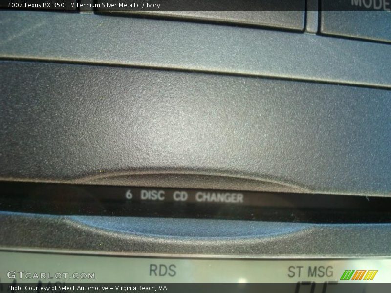 Millennium Silver Metallic / Ivory 2007 Lexus RX 350