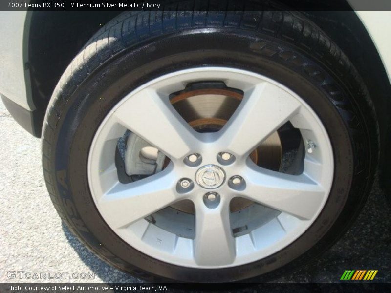 Millennium Silver Metallic / Ivory 2007 Lexus RX 350