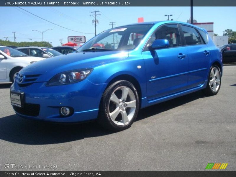 Winning Blue Metallic / Black 2006 Mazda MAZDA3 s Touring Hatchback