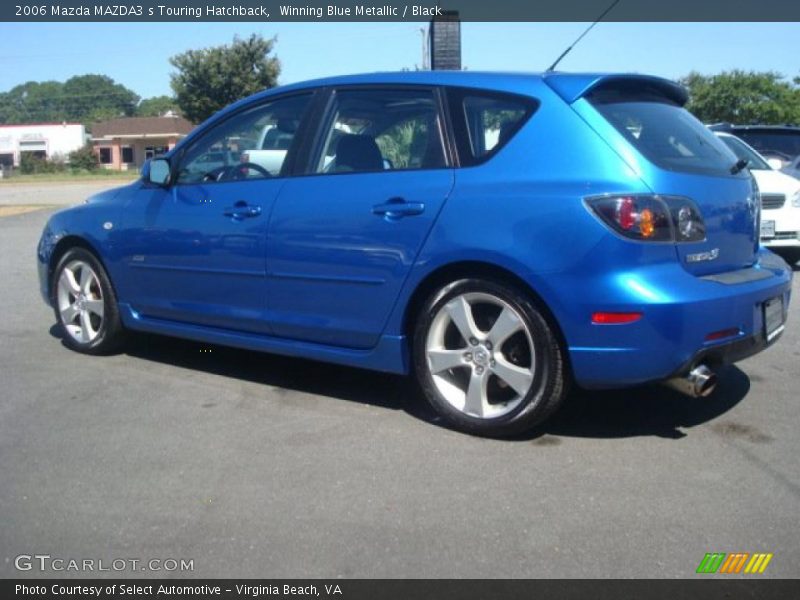 Winning Blue Metallic / Black 2006 Mazda MAZDA3 s Touring Hatchback