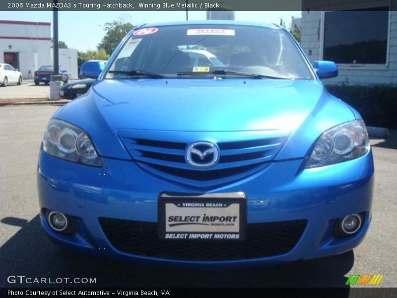 Winning Blue Metallic / Black 2006 Mazda MAZDA3 s Touring Hatchback