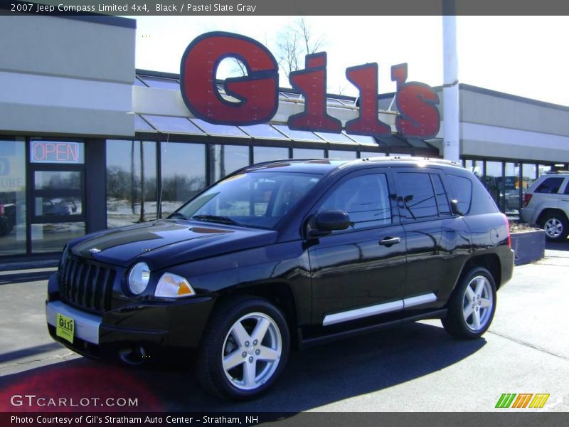 Black / Pastel Slate Gray 2007 Jeep Compass Limited 4x4