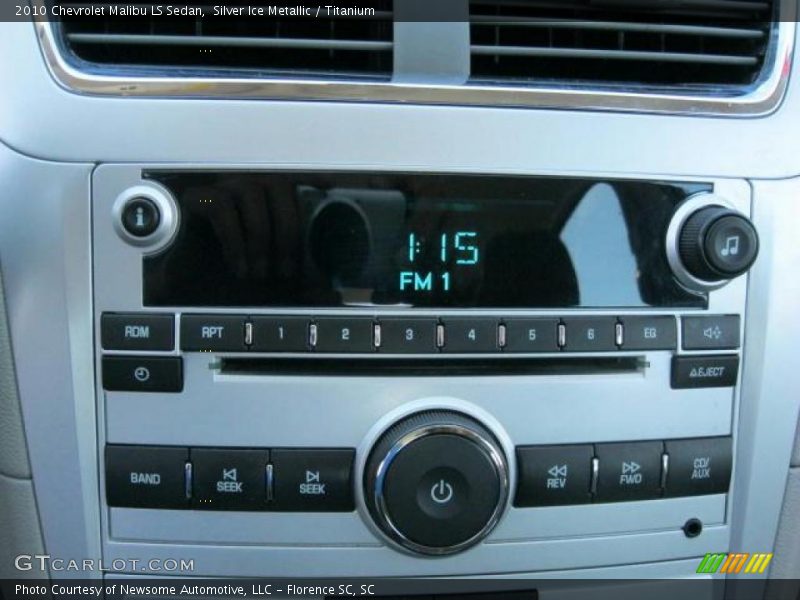 Silver Ice Metallic / Titanium 2010 Chevrolet Malibu LS Sedan