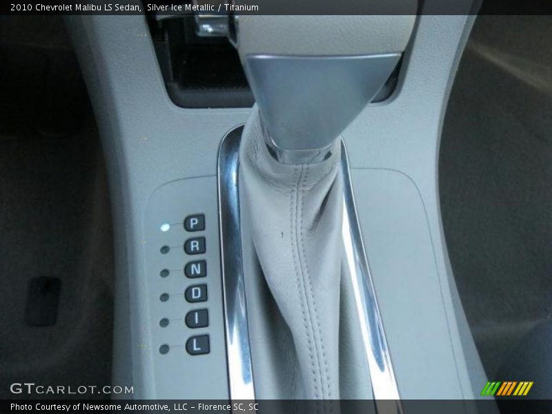 Silver Ice Metallic / Titanium 2010 Chevrolet Malibu LS Sedan