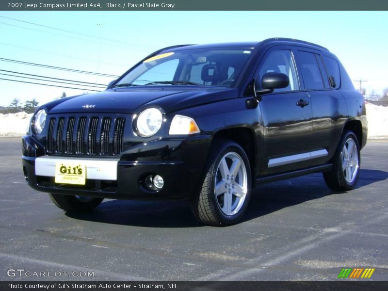 Black / Pastel Slate Gray 2007 Jeep Compass Limited 4x4