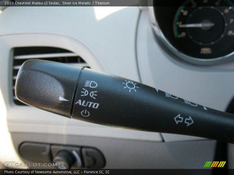 Silver Ice Metallic / Titanium 2010 Chevrolet Malibu LS Sedan