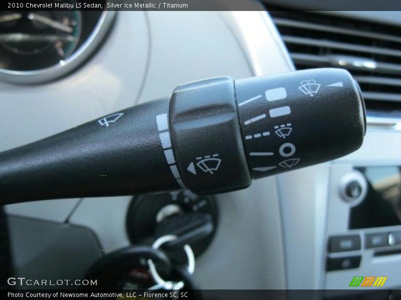 Silver Ice Metallic / Titanium 2010 Chevrolet Malibu LS Sedan