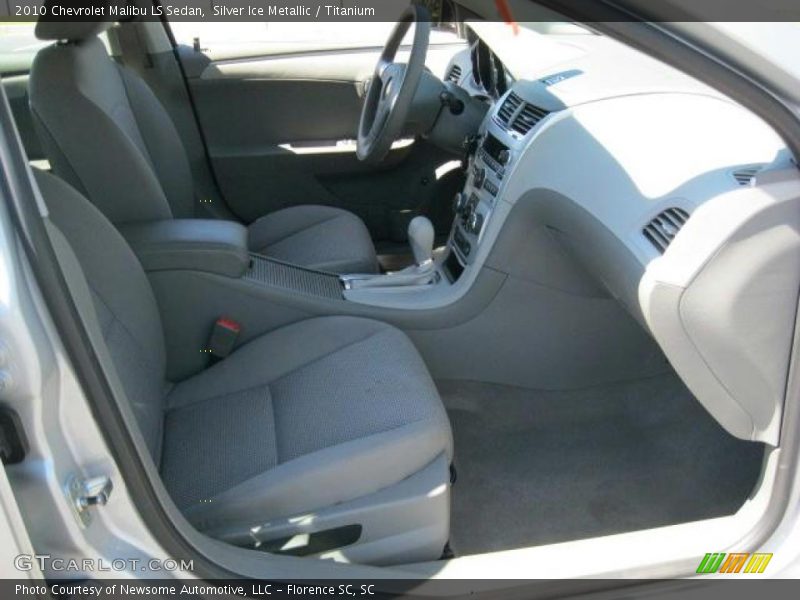 Silver Ice Metallic / Titanium 2010 Chevrolet Malibu LS Sedan