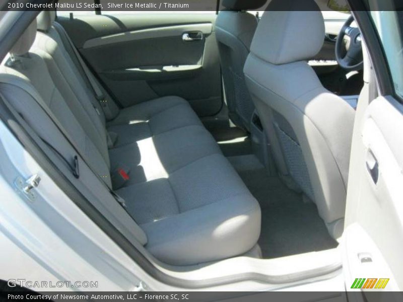 Silver Ice Metallic / Titanium 2010 Chevrolet Malibu LS Sedan