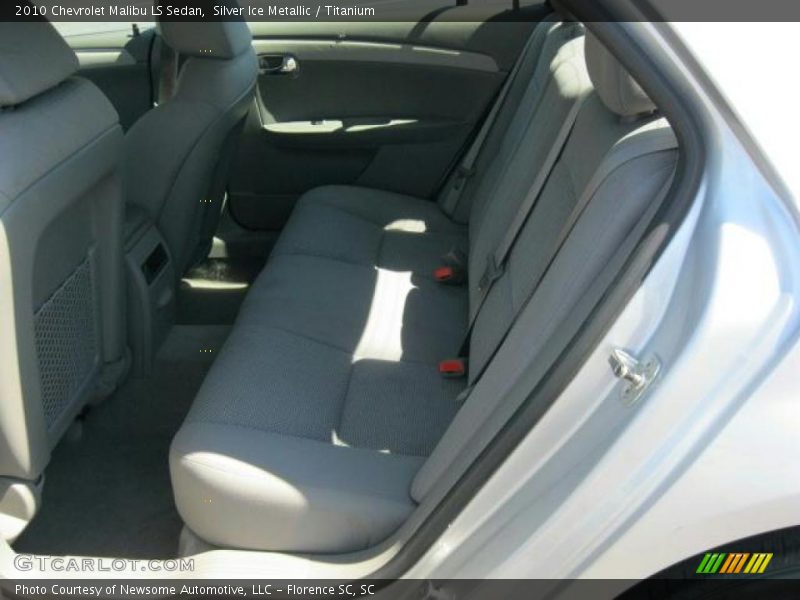 Silver Ice Metallic / Titanium 2010 Chevrolet Malibu LS Sedan