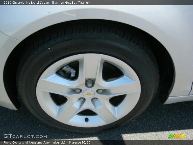 Silver Ice Metallic / Titanium 2010 Chevrolet Malibu LS Sedan
