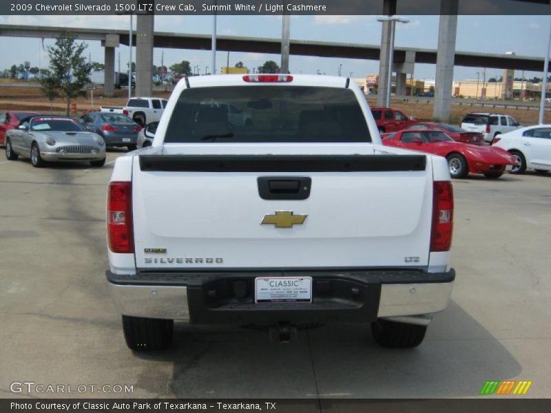 Summit White / Light Cashmere 2009 Chevrolet Silverado 1500 LTZ Crew Cab