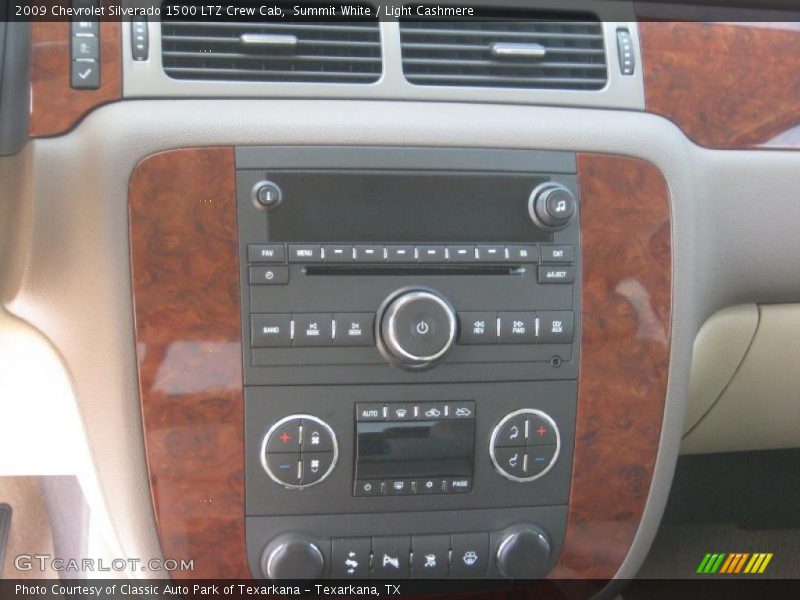 Summit White / Light Cashmere 2009 Chevrolet Silverado 1500 LTZ Crew Cab