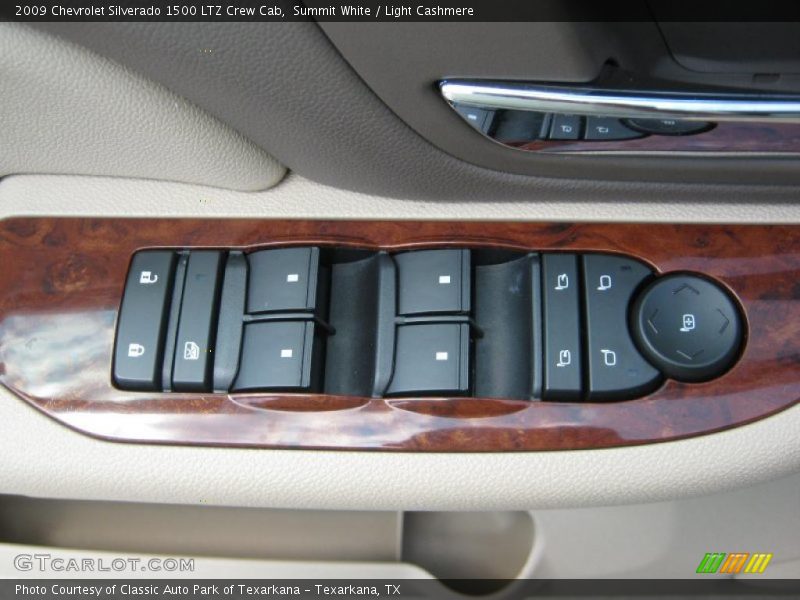 Summit White / Light Cashmere 2009 Chevrolet Silverado 1500 LTZ Crew Cab