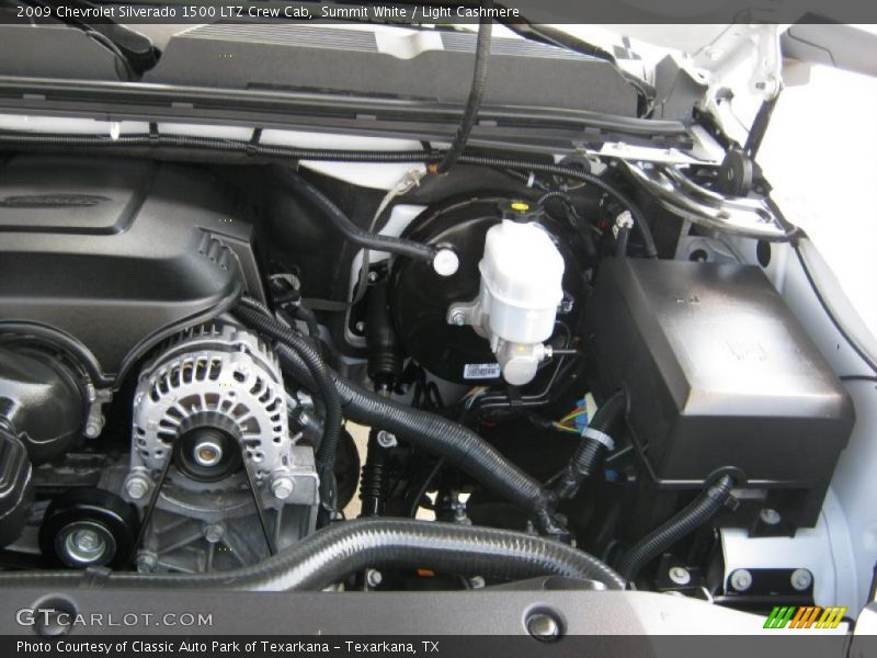 Summit White / Light Cashmere 2009 Chevrolet Silverado 1500 LTZ Crew Cab