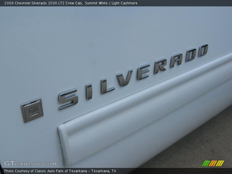 Summit White / Light Cashmere 2009 Chevrolet Silverado 1500 LTZ Crew Cab