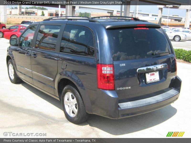 Modern Blue Pearl / Medium Slate Gray/Light Shale 2009 Dodge Grand Caravan SXT