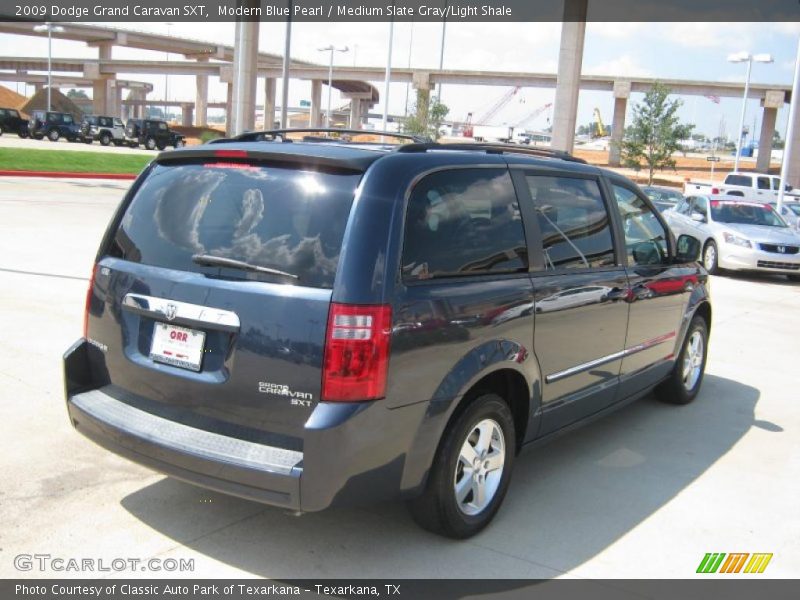 Modern Blue Pearl / Medium Slate Gray/Light Shale 2009 Dodge Grand Caravan SXT