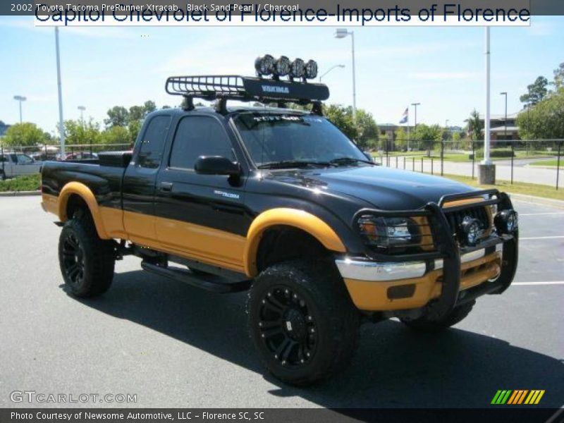 Black Sand Pearl / Charcoal 2002 Toyota Tacoma PreRunner Xtracab